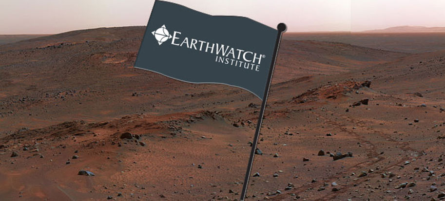Search for Life on Mars with Earthwatch This April Fools' Day